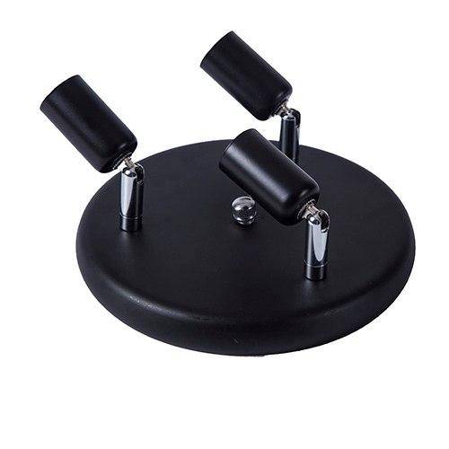 Μοντέρνο μαύρο φωτιστικό οροφής LED