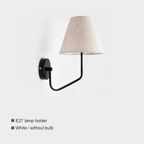 Φωτιστικό τοίχου με υφασμάτινο αμπαζούρ Indoor