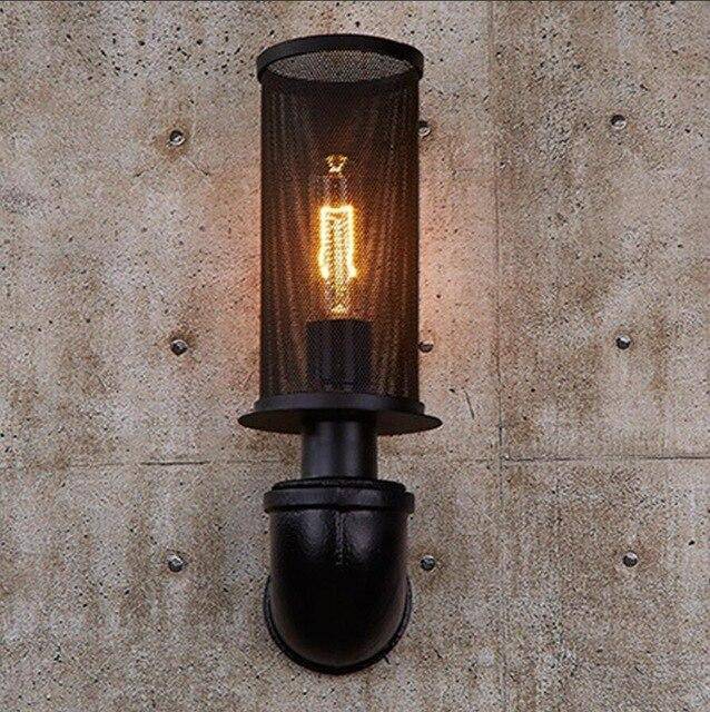 Beiaidi Industrial Retro Metal LED φωτιστικό τοίχου