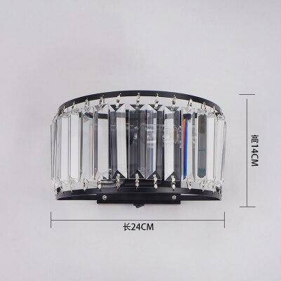 Ημικυκλικό κρυστάλλινο φως τοίχου σοφίτας