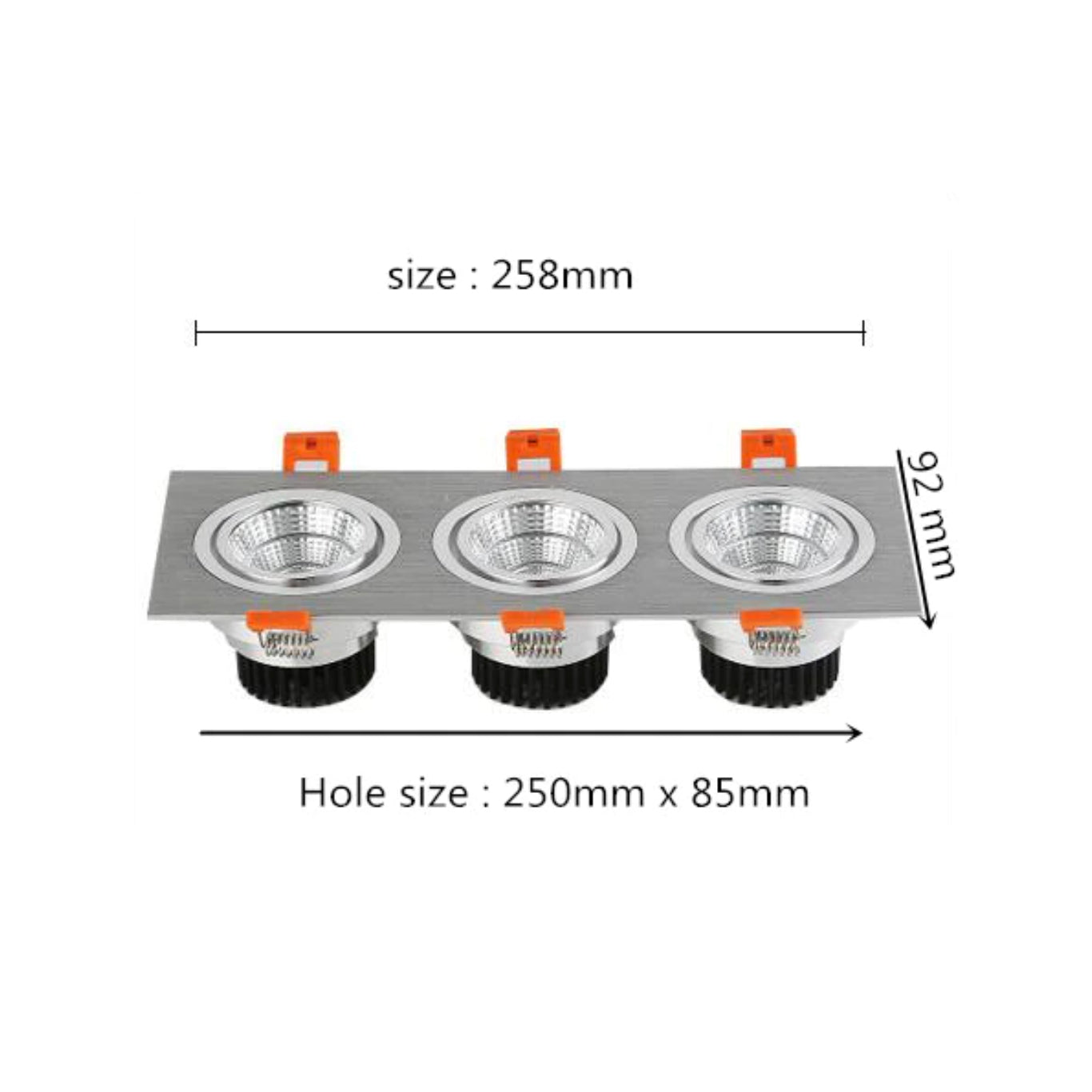 Μοντέρνος μεταλλικός κύλινδρος Loft σε χρώμα LED σποτ