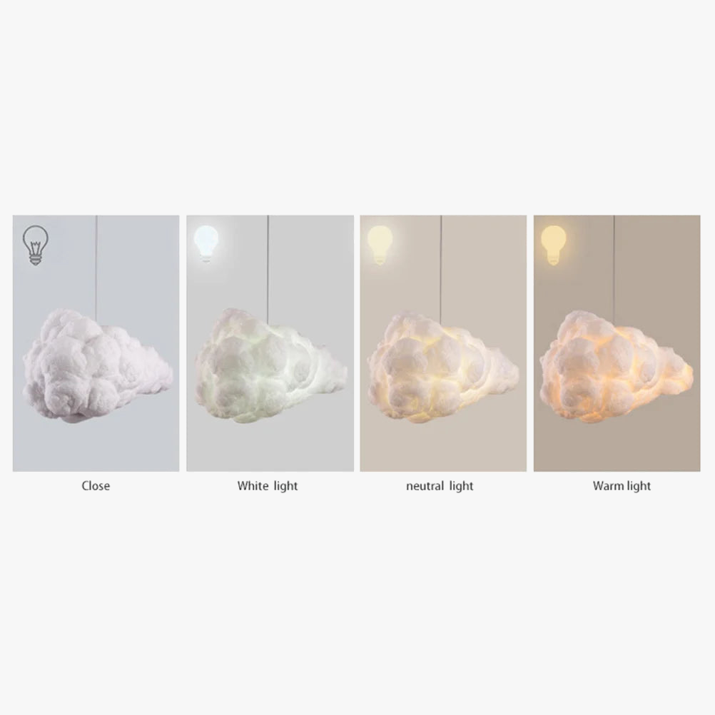 Δημιουργικό κρεμαστό φως LED σε σχήμα σύννεφου