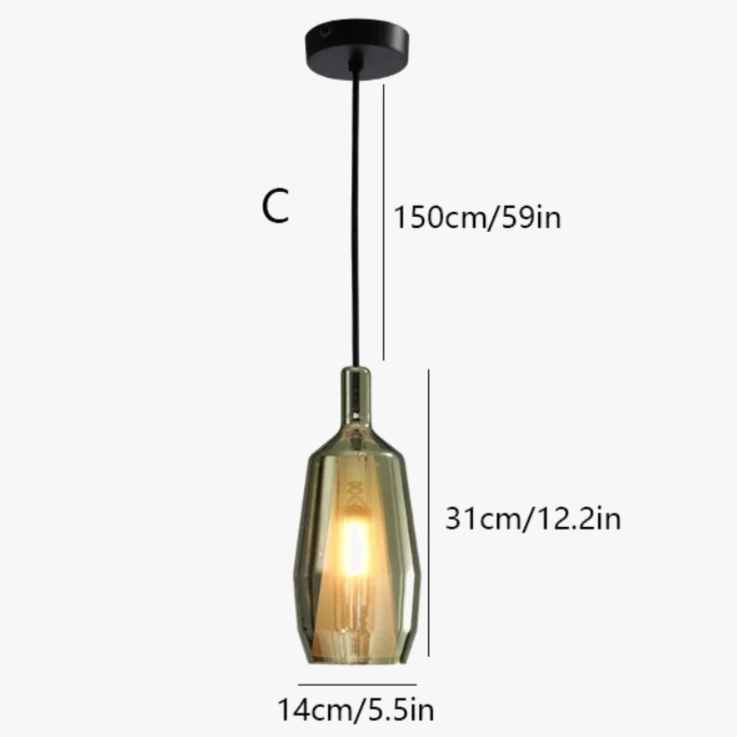 Simple Nordic Pendant Lamp Bar Restaurant