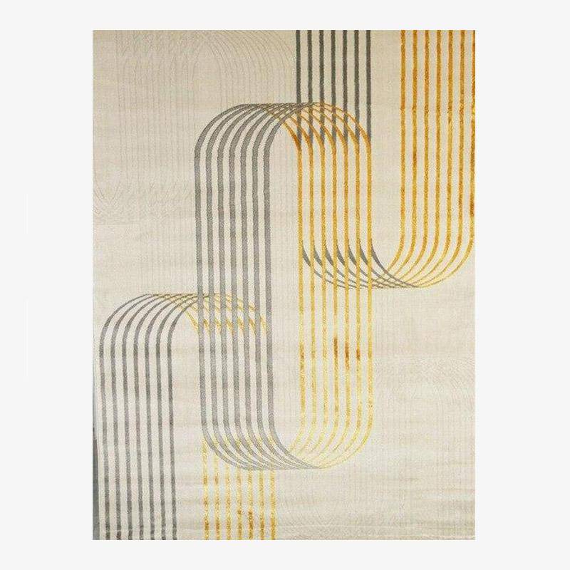 Μοντέρνο ορθογώνιο χαλί σε γεωμετρικό στιλ Καναπές Α