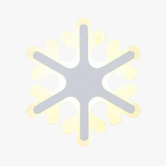 Φωτιστικό τοίχου LED με νιφάδα χιονιού