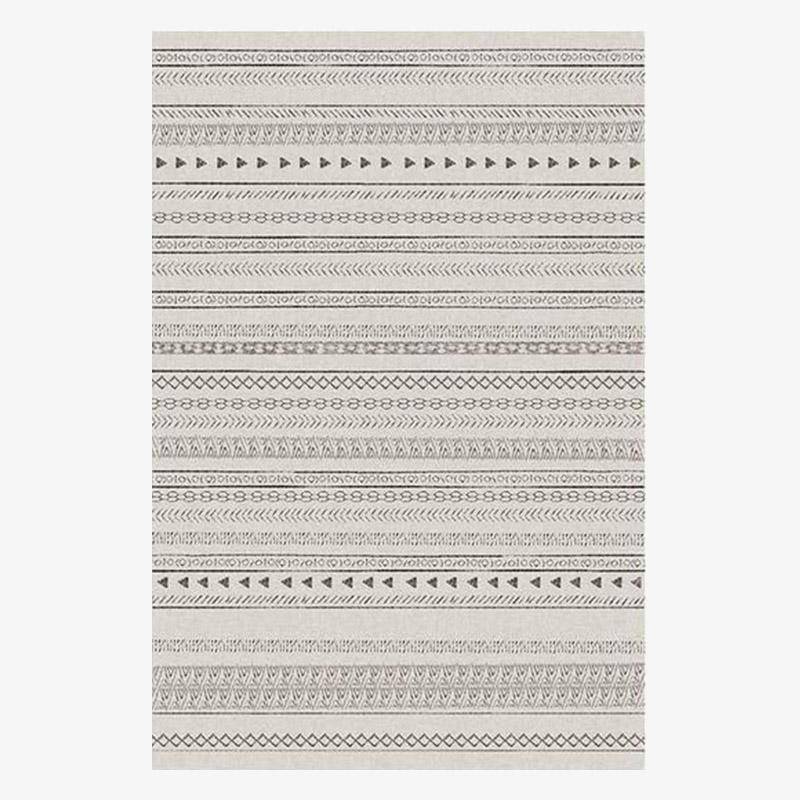 Ορθογώνιο χαλί με γεωμετρικά σχήματα Όροφος Γ