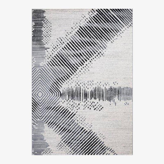 Μοντέρνο ορθογώνιο χαλί με αφηρημένα σχήματα Vassily A