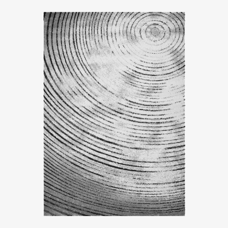 Μοντέρνο ορθογώνιο χαλί με αφηρημένα σχήματα Vassily B