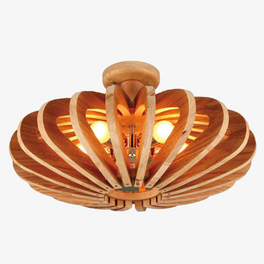 Ξύλινο φωτιστικό οροφής European Wood design