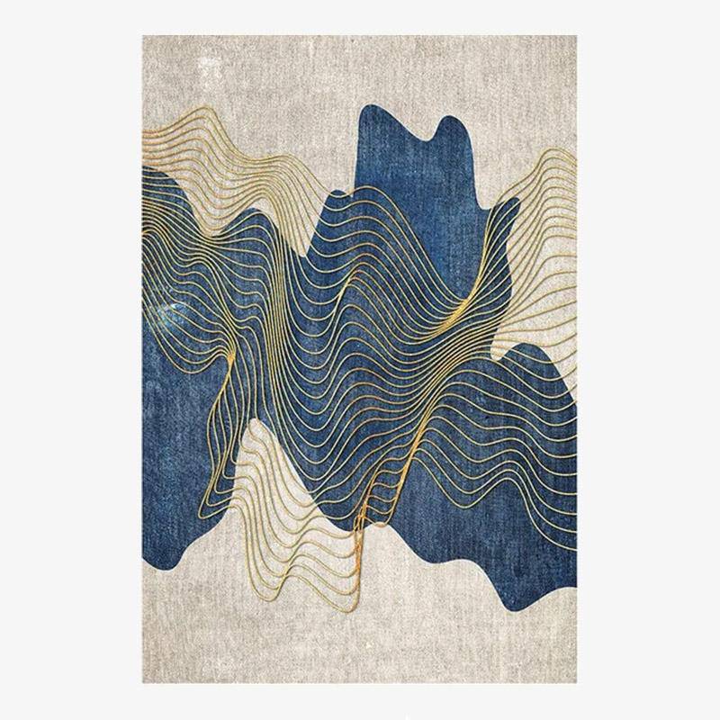 Ορθογώνιο χαλί σχεδιαστή με αφηρημένο στυλ Oxavo A