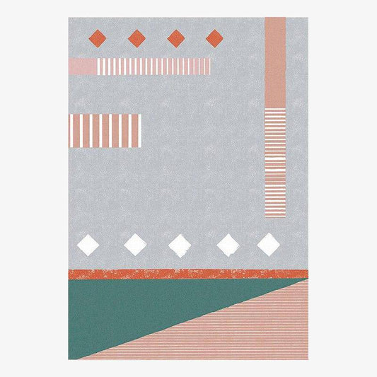 Μοντέρνο ορθογώνιο χαλί Girls'room B style