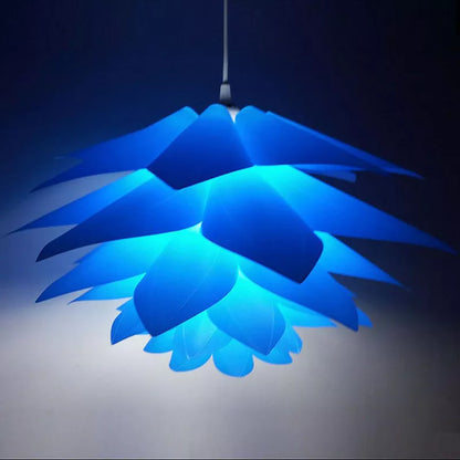 κρεμαστό φωτιστικό 50 cm Lotus αμπαζούρ Παζλ