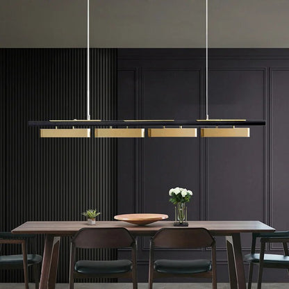 Μοντέρνο μινιμαλιστικό εστιατόριο Long Chandelier