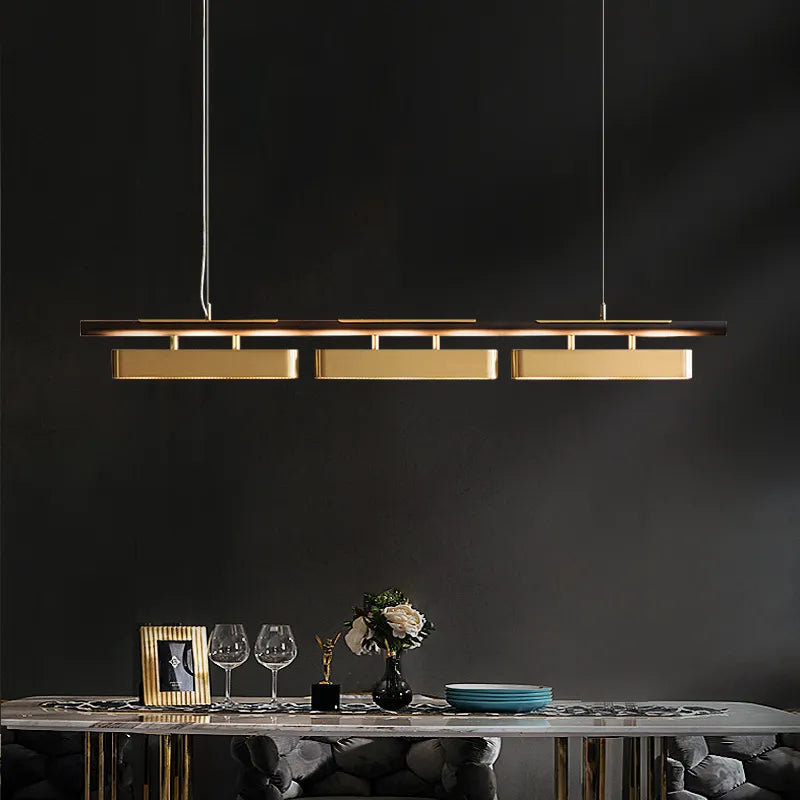 Μοντέρνος επεξεργασμένος σίδηρος LED Designer Chandelier Black