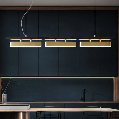 Μοντέρνος επεξεργασμένος σίδηρος LED Designer Chandelier Black
