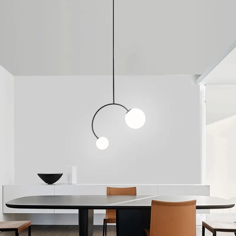 πολυέλαιος γ σχήμα διακόσμηση φωτισμός led