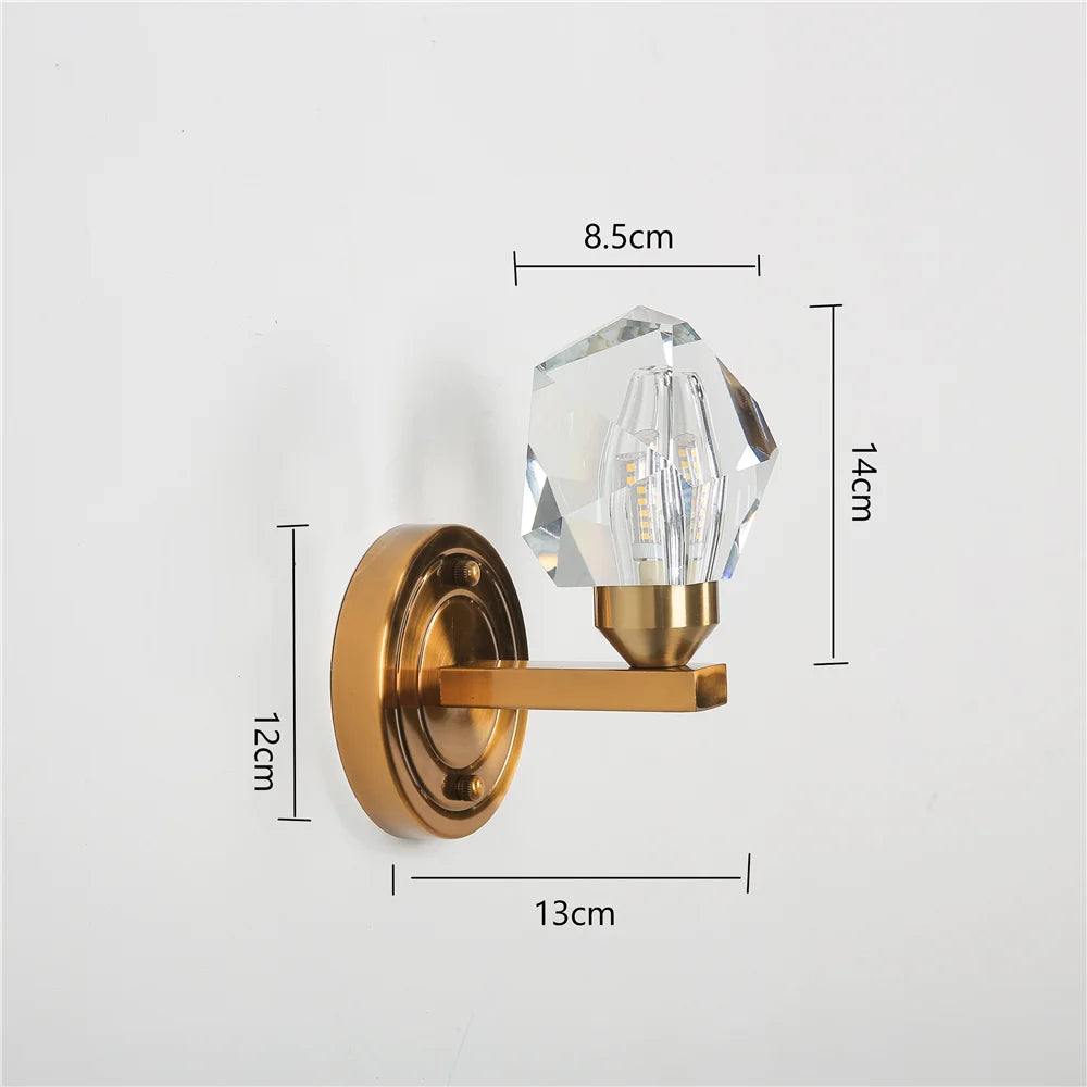Φωτιστικό τοίχου LED Nordic Crystal Diamond