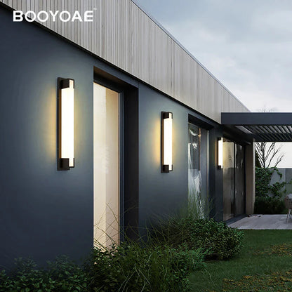 Φωτιστικό τοίχου LED εξωτερικού χώρου IP65 εξωτερικός τοίχος βεράντα μπαλκόνι από ανοξείδωτο ατσάλι Φωτιστικό γκαράζ βεράντα κήπου αδιάβροχο φωτισμό αυλής
