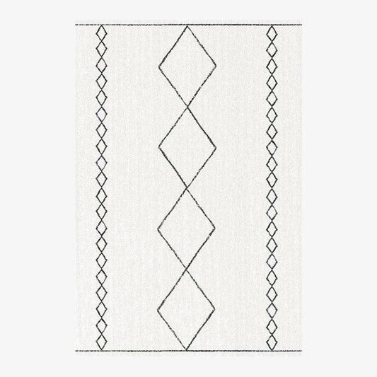 Ορθογώνιο χαλί με γεωμετρικά σχήματα στυλ Piquio H