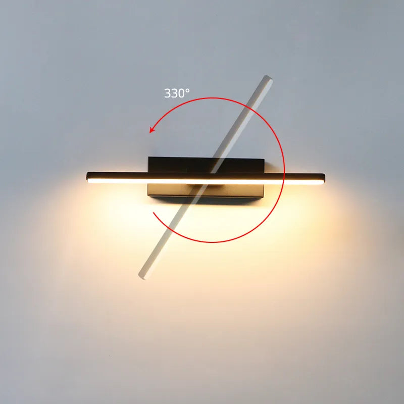 Περιστρεφόμενο φως τοίχου LED 330°