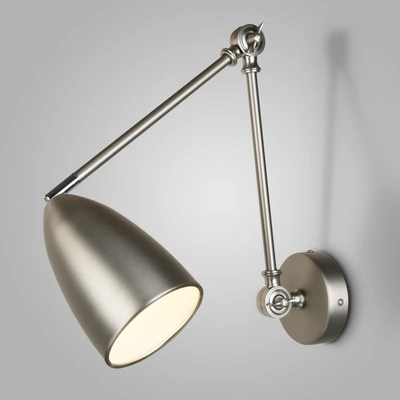 Φωτιστικό τοίχου led με μακρύ περιστρεφόμενο σκανδιναβικό περιστρεφόμενο