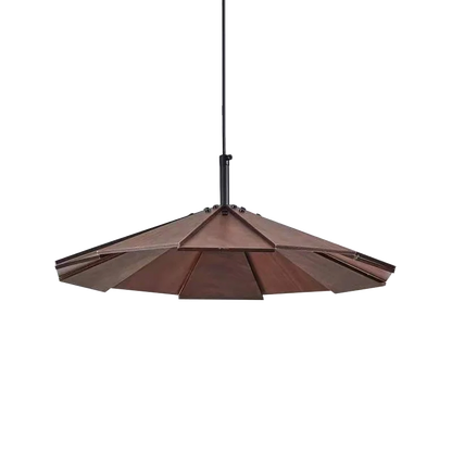 Κρεμαστό φως γιαπωνέζικου στυλ μονόκεφαλο μασίφ ξύλο