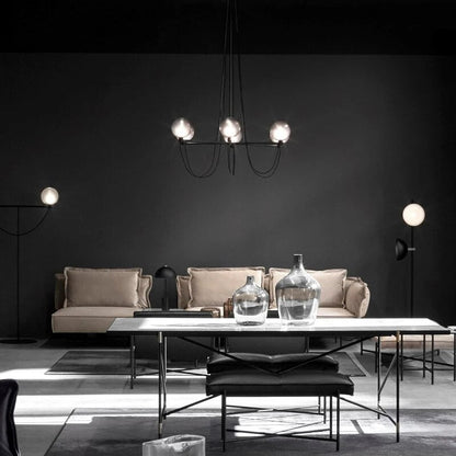 πολυέλαιος βίλα duplex κατάστημα ρούχων γυάλινα φωτιστικά