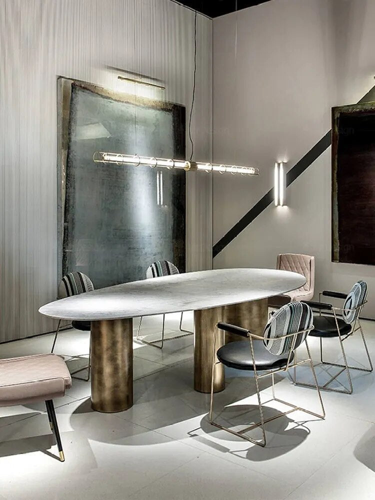 Σκανδιναβικός μοντέρνος πολυέλαιος από γυαλί