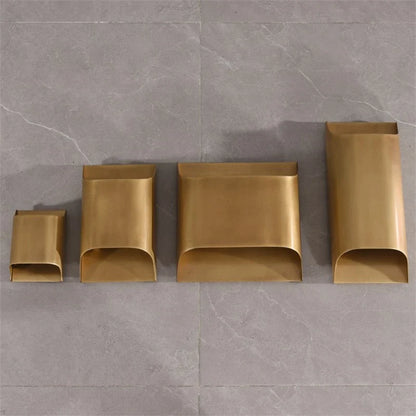 Πολυτελές Χάλκινο Επιτοίχιο Φωτιστικό Μοντέρνο Φωτιστικό Ξενοδοχειακού Διαδρόμου για Σαλόνι Υπνοδωμάτιο Φωτιστικά κομοδίνου Φωτιστικό φόντου Φωτιστικό τοίχου Απλίκα LED Φωτιστικά