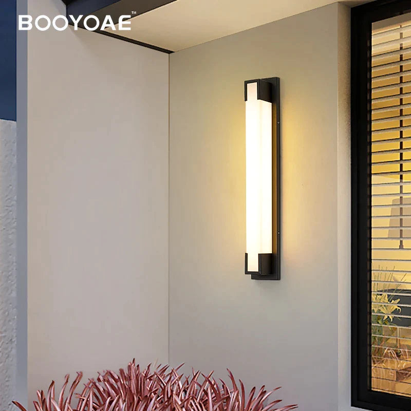 Φωτιστικό τοίχου LED εξωτερικού χώρου IP65 εξωτερικός τοίχος βεράντα μπαλκόνι από ανοξείδωτο ατσάλι Φωτιστικό γκαράζ βεράντα κήπου αδιάβροχο φωτισμό αυλής