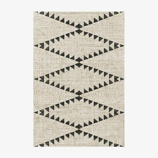 Ορθογώνιο χαλί με γεωμετρικά σχήματα στυλ Piquio K