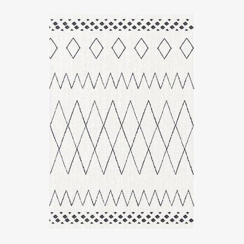 Ορθογώνιο χαλί με γεωμετρικά σχήματα στυλ Piquio L
