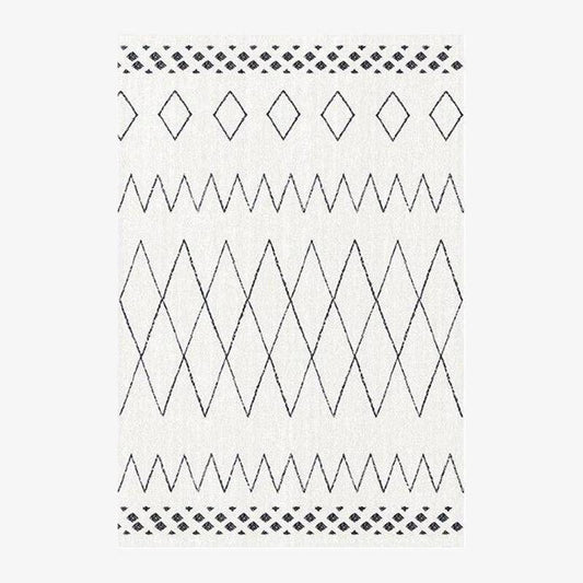 Ορθογώνιο χαλί με γεωμετρικά σχήματα στυλ Piquio L