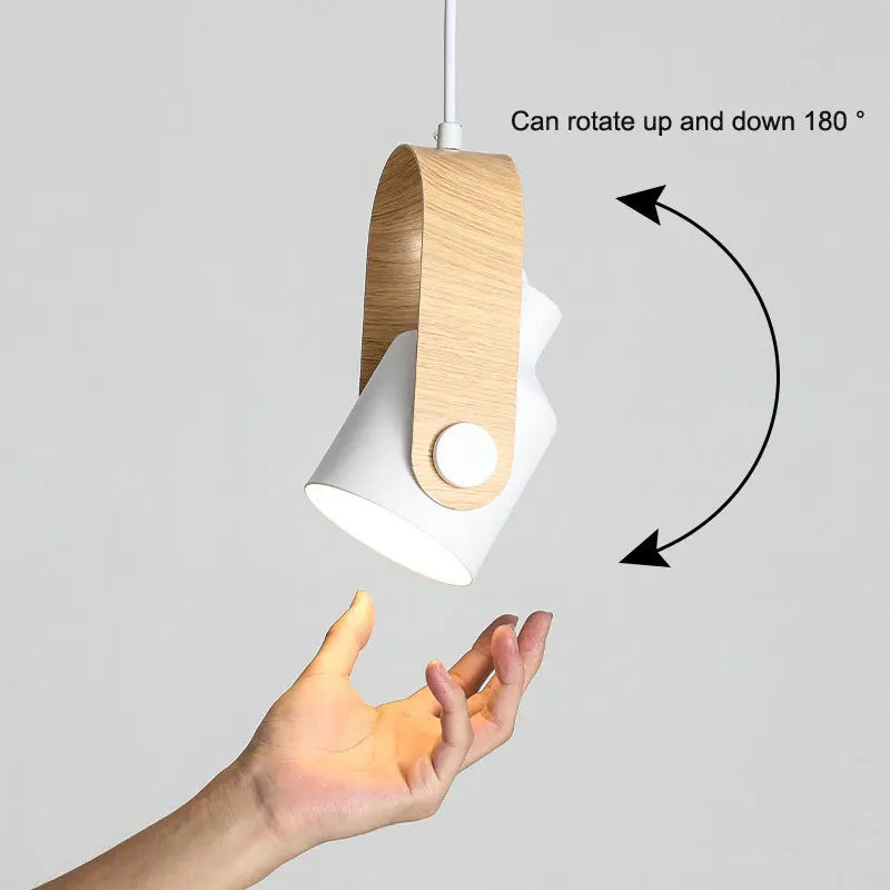 Ιαπωνικός πολυέλαιος κομοδίνου σε σκανδιναβικό στυλ Ξύλινο εστιατόριο Σαλόνι Φωτιστικό υπνοδωματίου Μοντέρνα μινιμαλιστικά φωτιστικά σχεδιαστών