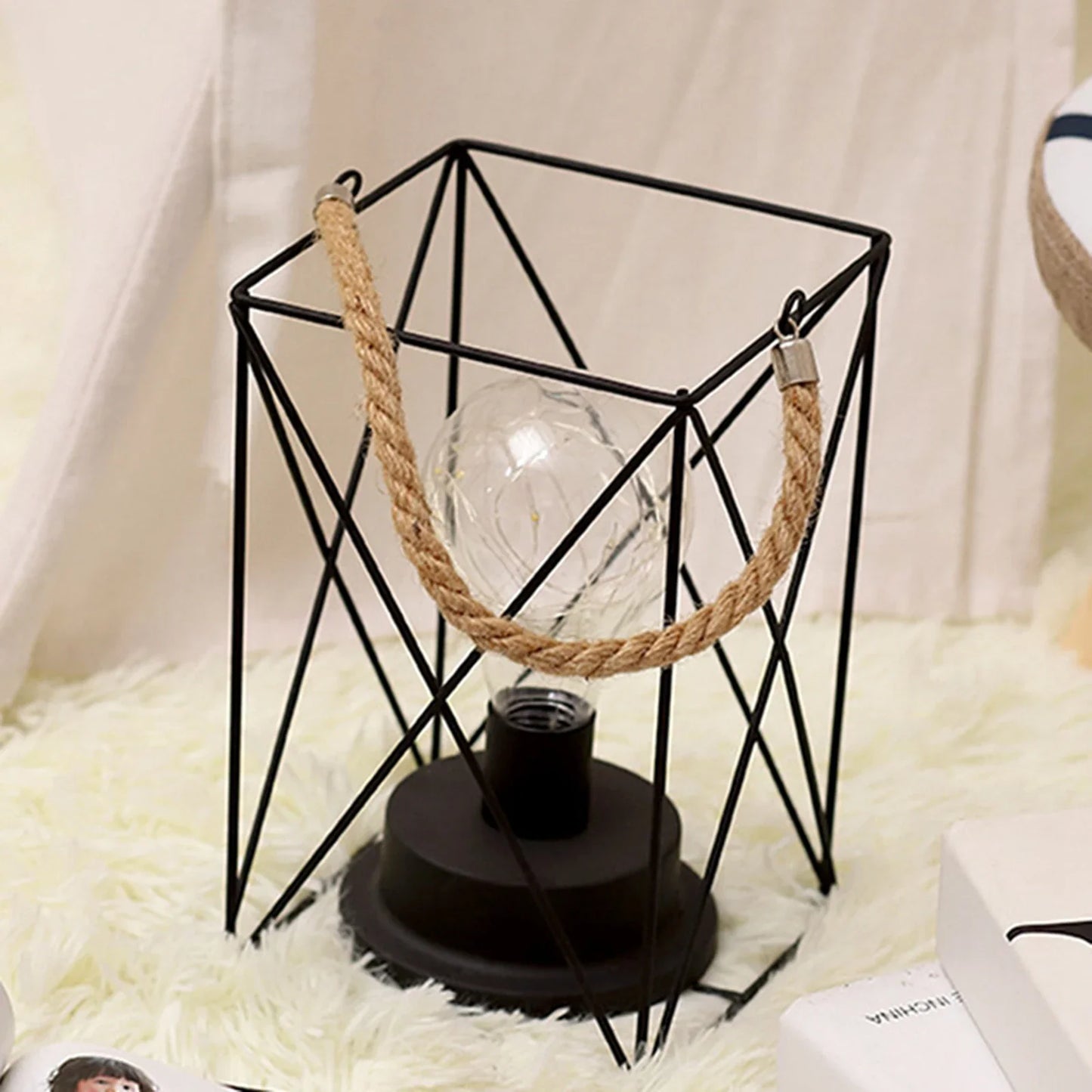 ρετρό σφυρήλατο σίδερο-επιτραπέζιο φωτιστικό-γραφείο-ανάγνωση-νυχτόφως