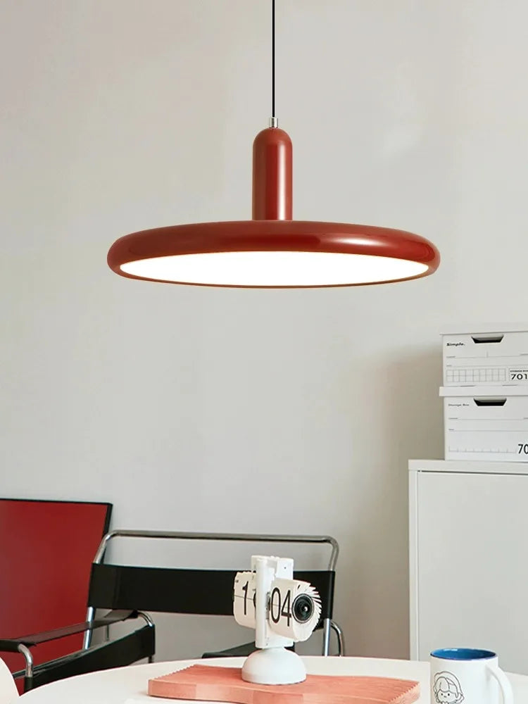 Ρετρό ανοιχτό πράσινο πολυέλαιος στυλ UFO