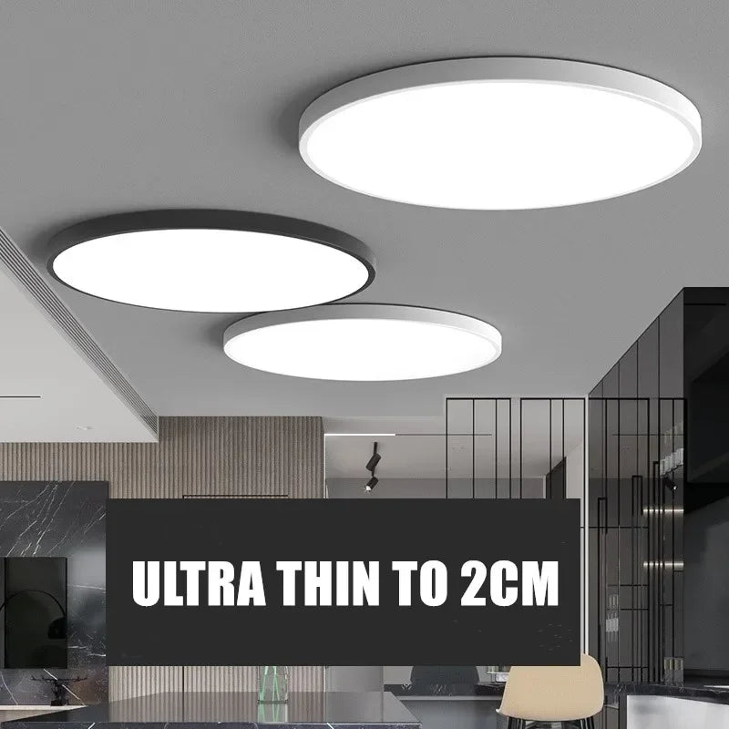 Μοντέρνο Slim LED Φωτιστικό Οροφής Ξύλινο Σαλόνι Υπνοδωμάτιο Μελέτη Διάδρομος Φουαγιέ