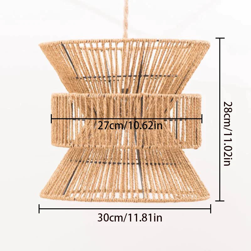 Πολυέλαιος χάρτινου σχοινιού Wabi-sabi Ιαπωνικού στυλ