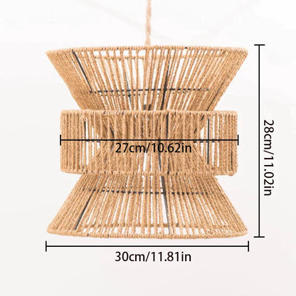 Πολυέλαιος χάρτινου σχοινιού Wabi-sabi Ιαπωνικού στυλ
