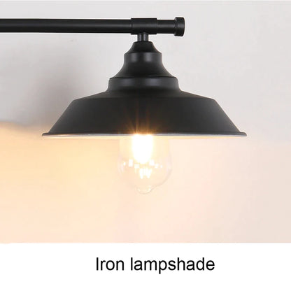 Vintage industrial Φωτιστικό τοίχου Loft Σίδερο διπλής κεφαλής