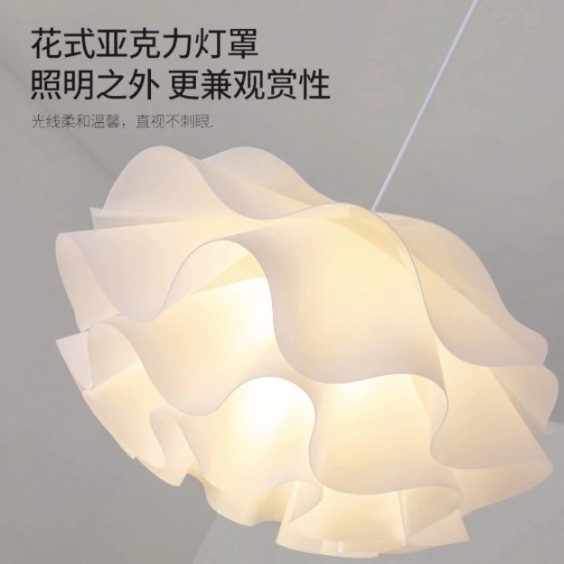 Romantic Chandelier Master Girls Nordic Creative Modern Flowers Decor Γάμος