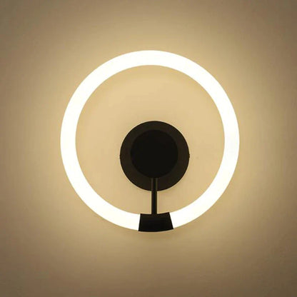 Μοντέρνο LED φωτιστικό τοίχου Gold Circle