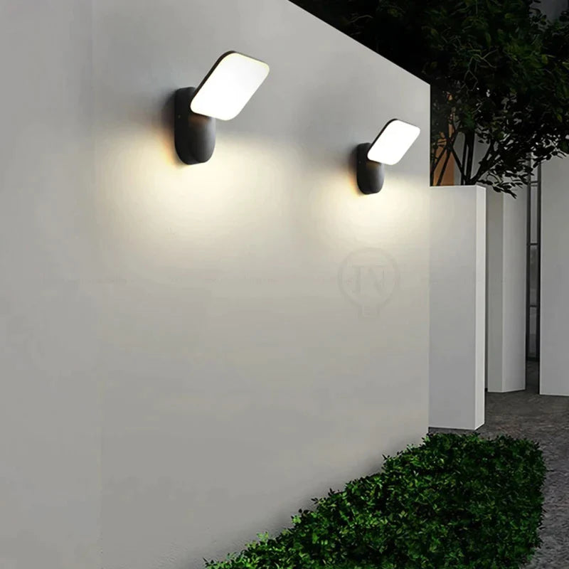 LED Επαγωγικό Φωτιστικό τοίχου εξωτερικού χώρου IP65 Αδιάβροχο Φωτιστικό Βίλα Αυλή Διακόσμηση Κήπου Φωτιστικό Βεράντας Απλίκα τοίχου Lampara Pared