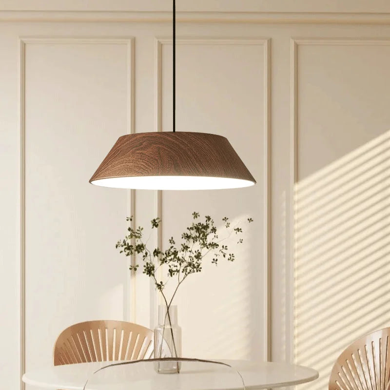 πολυέλαιος καρυδιάς μπάρα οροφής τραπεζαρίας