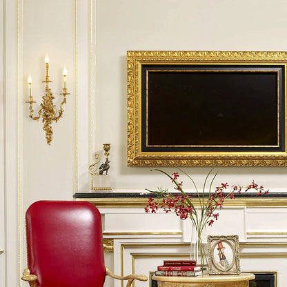 Βασιλικό πολυτελές φως τοίχου αντίκα ορείχαλκος