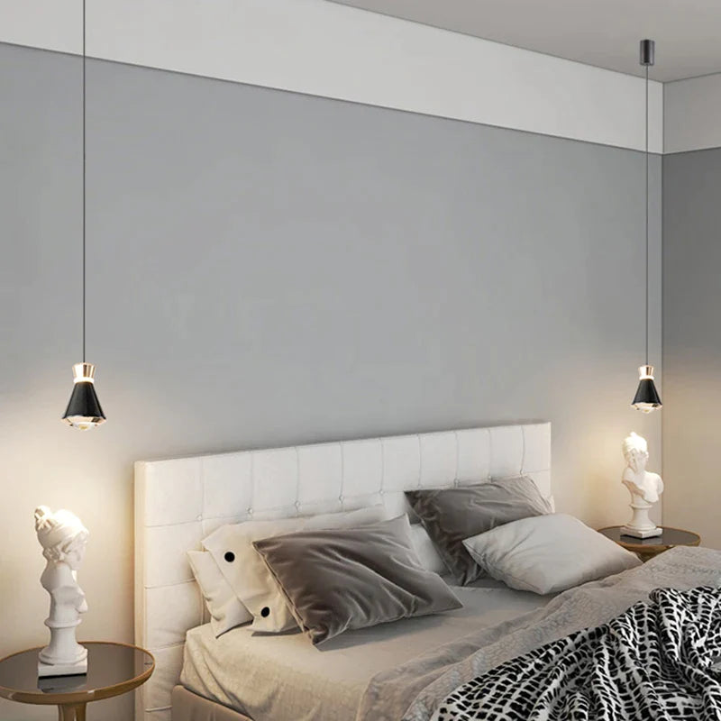 Μοντέρνο κρεμαστό φως καθιστικό υπνοδωμάτιο μπαρ κουζίνα