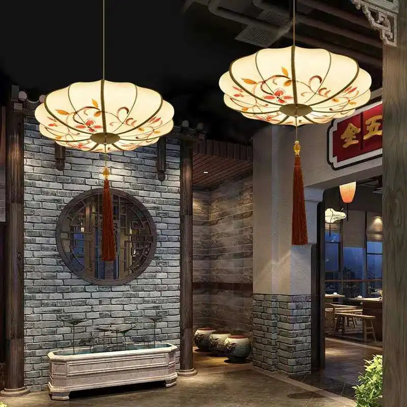 Κρεμαστό φως Κινεζική Αντίκα ρετρό αίθουσα τσαγιού εστιατορίου