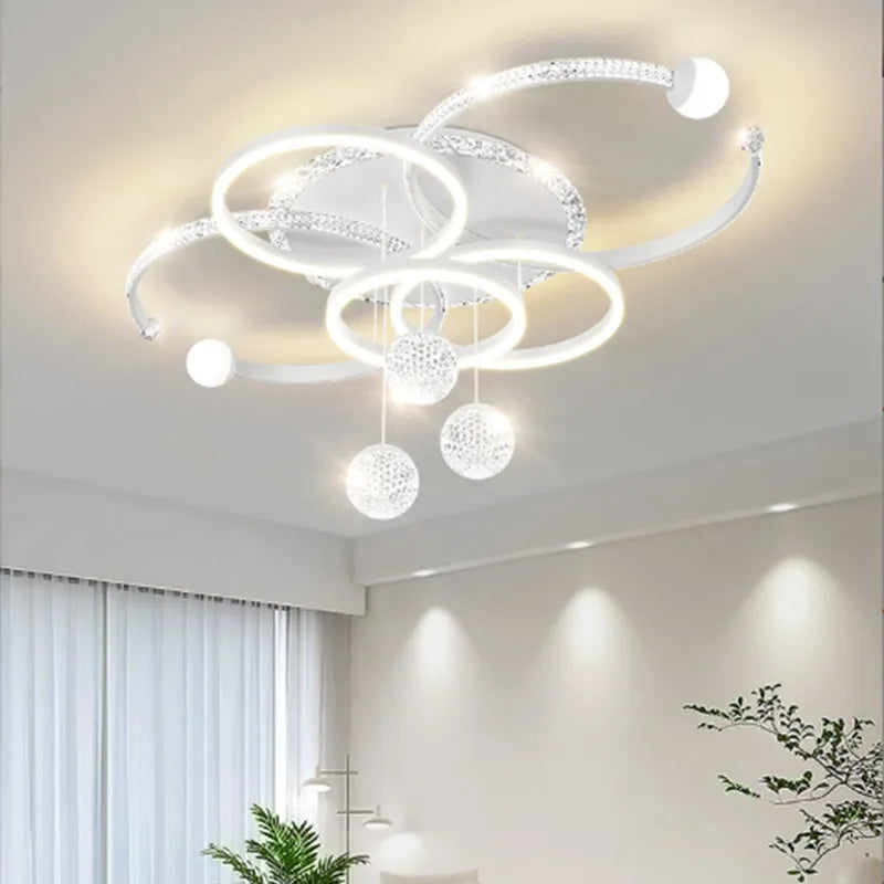 Φωτιστικό οροφής LED Qingshe Modern Smart Crystal