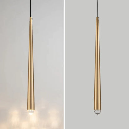 μενταγιόν φωτιστικόCone LED ακρυλική φυσαλίδα Long Tube
