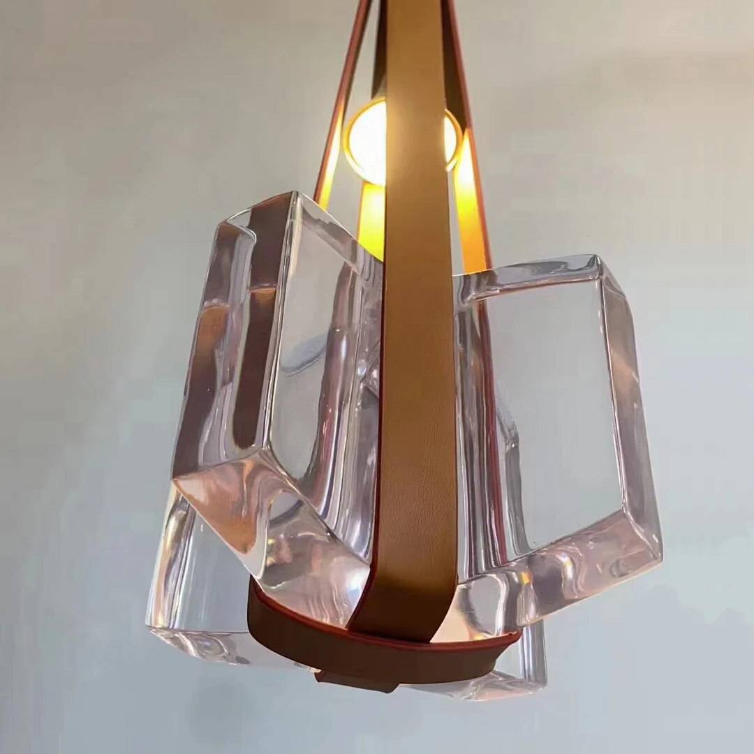 Δημιουργικό σκανδιναβικό πολυτελές κρεμαστό μενταγιόν με φως εστιατόριο μπαρ